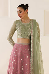 EMBROIDERED CHIFFON UC-3129
