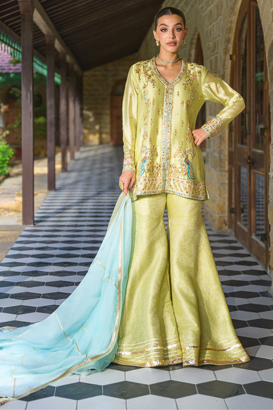 OLIVIA SHORT SHIRT AND GHARARA