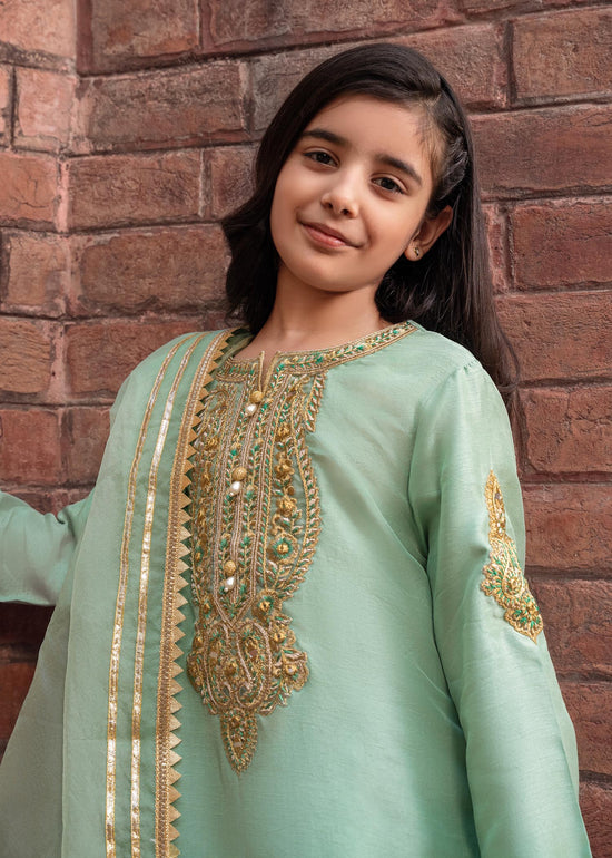 RANG-E-HAYA - ZAREEN MINT GREEN KIDS