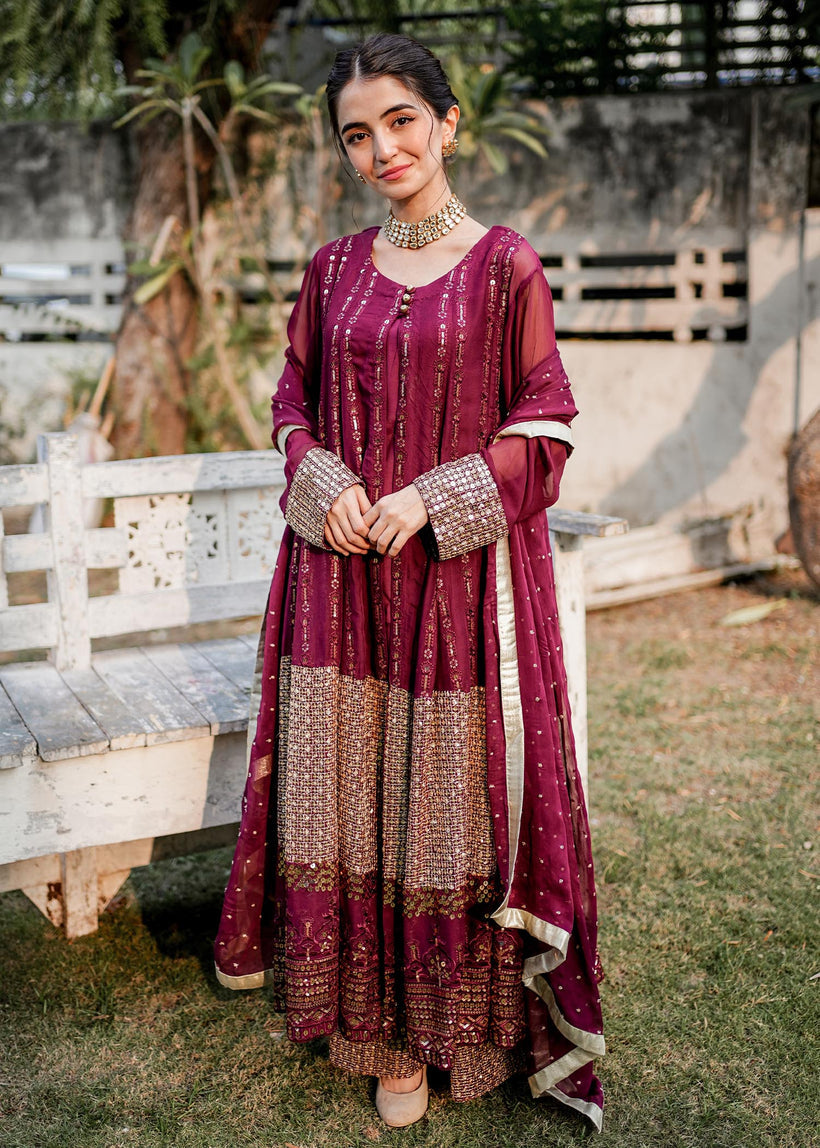 RANG-E-HAYA - ANCHAL (PLUM)