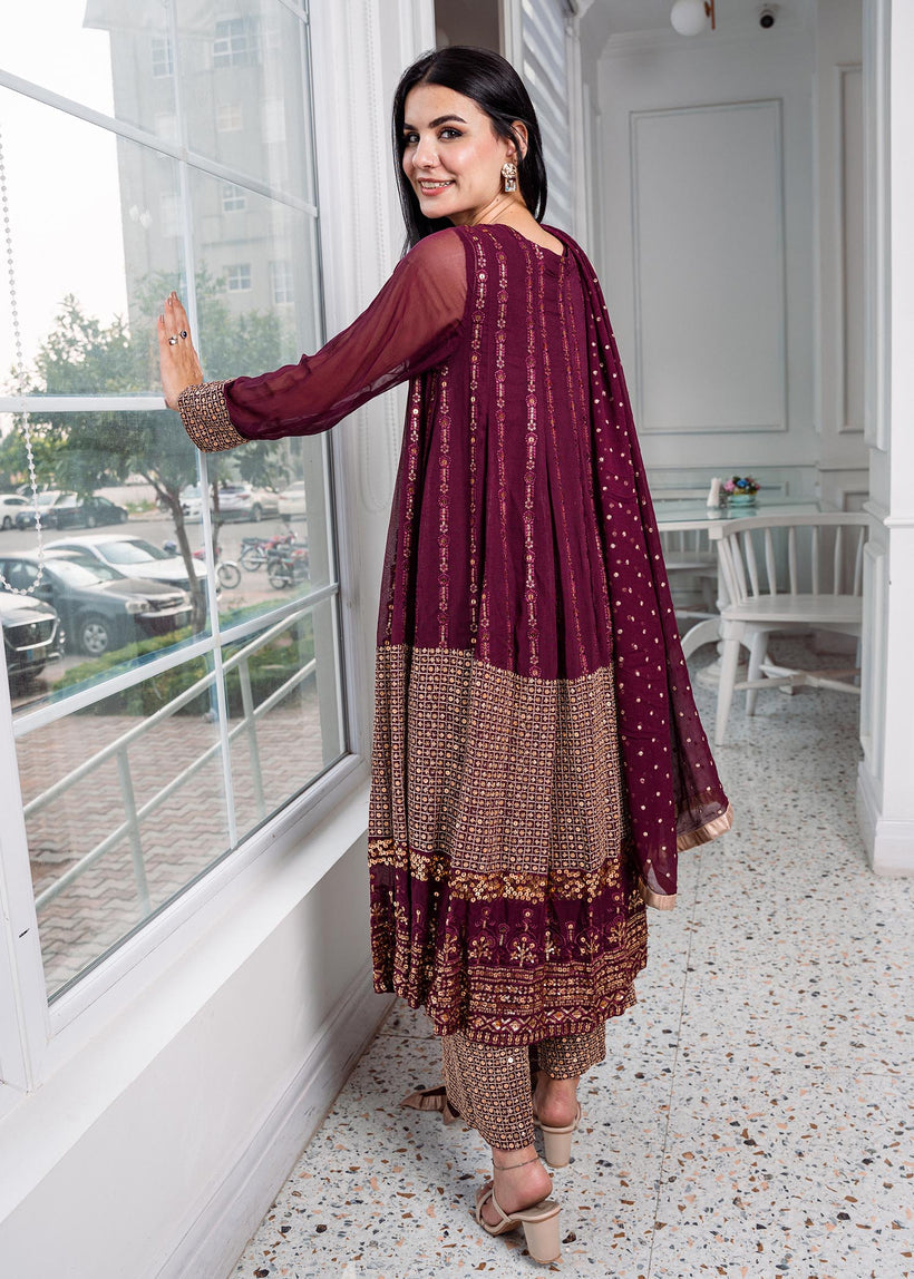 RANG-E-HAYA - ANCHAL (PLUM)