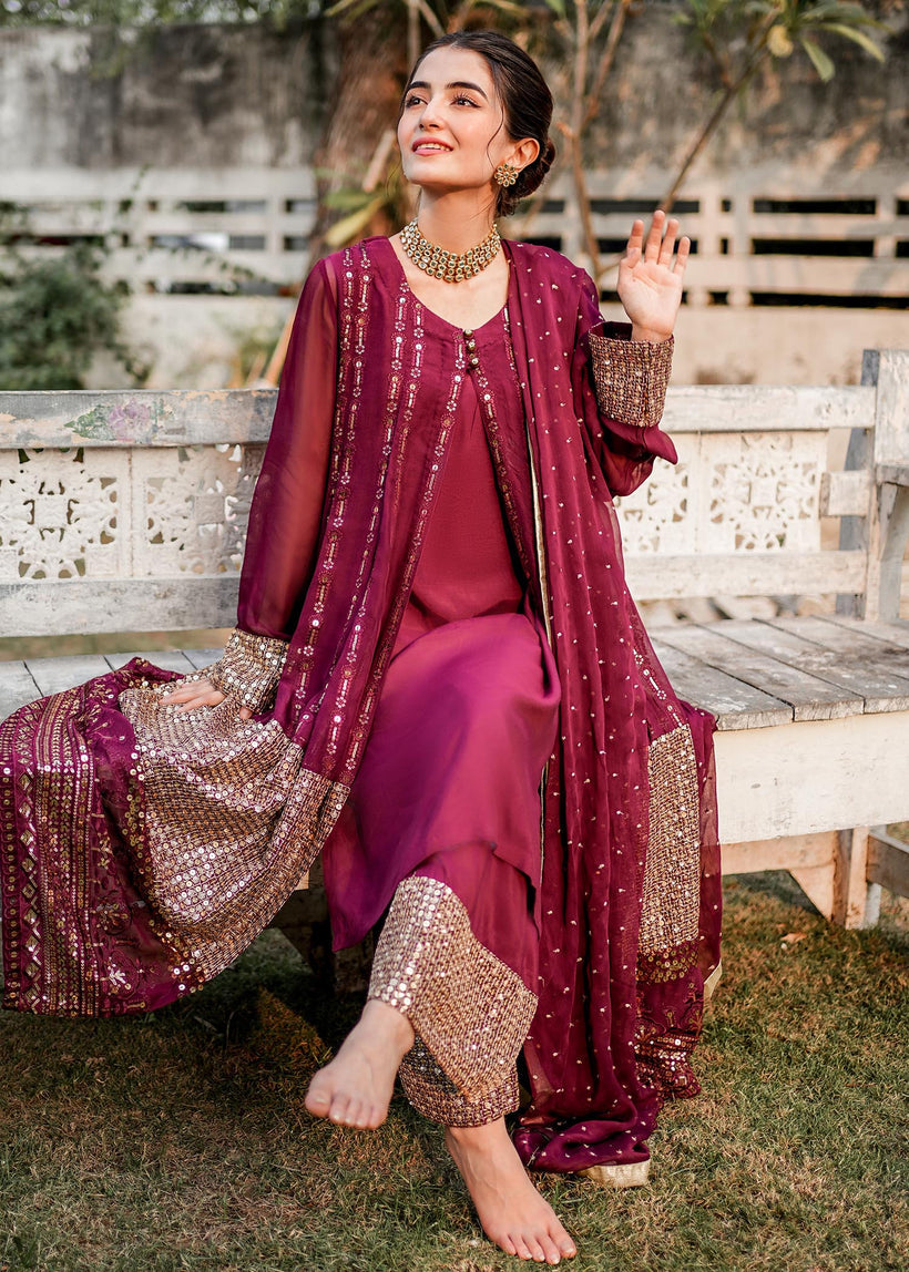 RANG-E-HAYA - ANCHAL (PLUM)