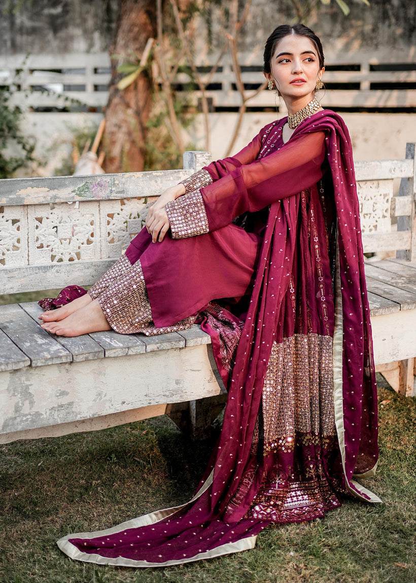 RANG-E-HAYA - ANCHAL (PLUM)