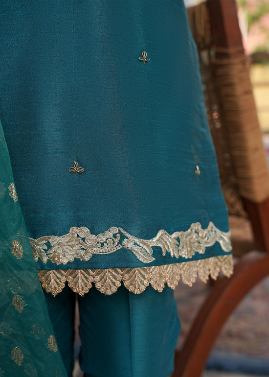 RANG-E-HAYA - SANDALI TEAL BLUE KIDS