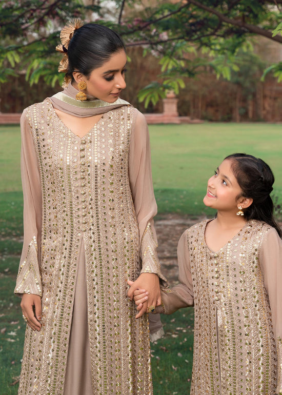 RANG-E-HAYA - UFAQ CLAY BEIGE KIDS