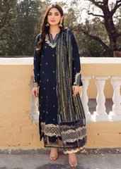 RANG-E-HAYA - SANDALI (NAVY BLUE)