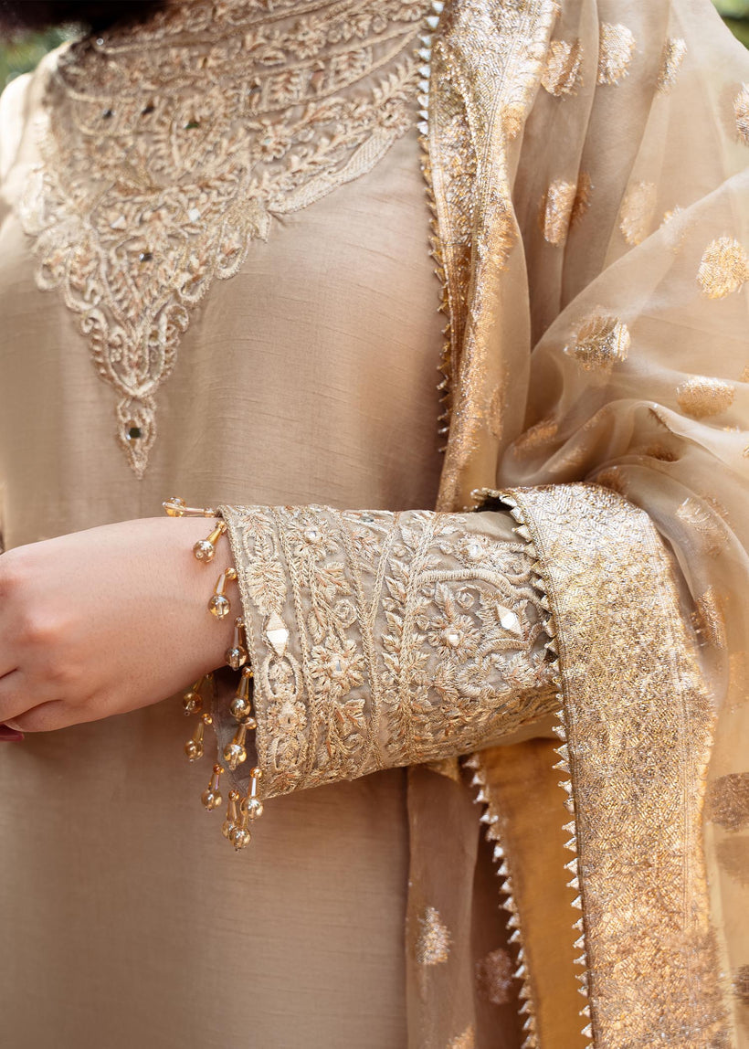 RANG-E-HAYA - SHIREEN GOLD BIEGE