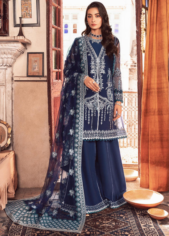 RANG-E-HAYA - NOORANI (NAVY BLUE)