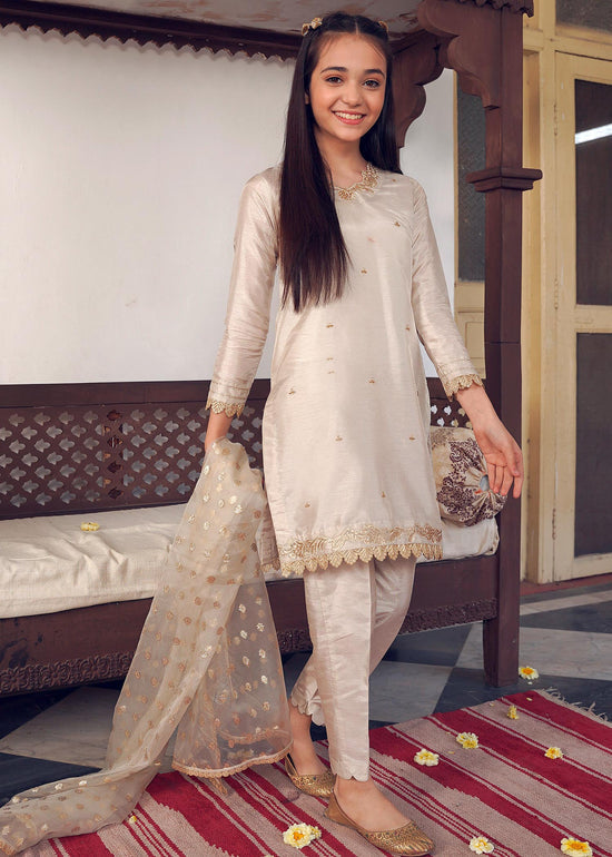 RANG-E-HAYA - SANDALI PEARL WHITE KIDS