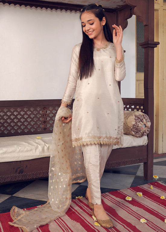 RANG-E-HAYA - SANDALI PEARL WHITE KIDS