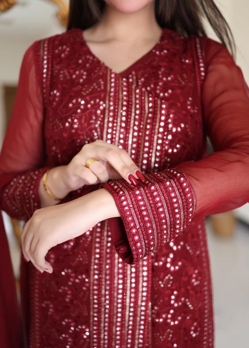 RANG-E-HAYA - HOOR (MAROON)