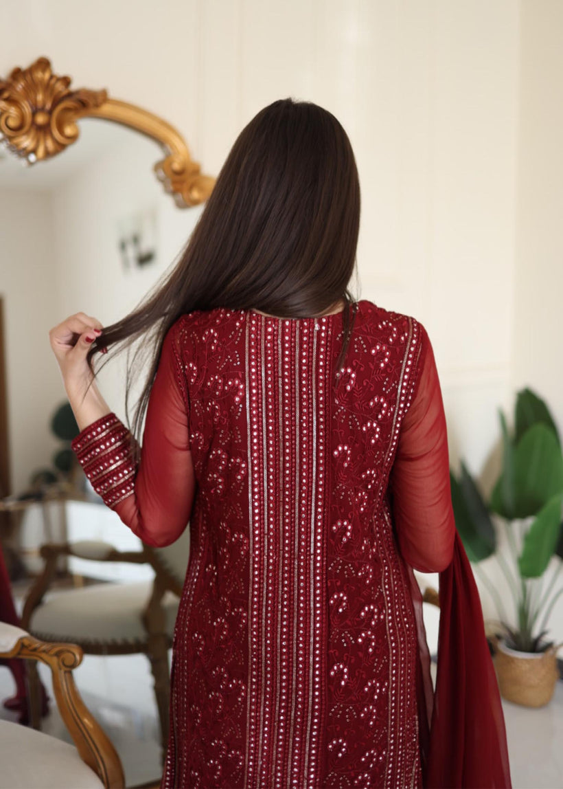 RANG-E-HAYA - HOOR (MAROON)