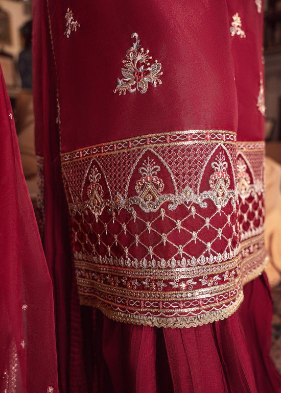 RANG-E-HAYA - JASHN (MELBERRY MAROON)