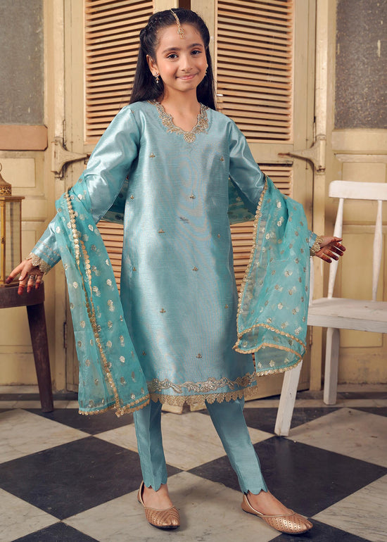 RANG-E-HAYA - SANDALI ICE BLUE KIDS