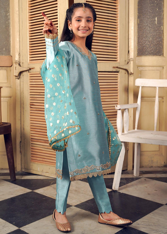 RANG-E-HAYA - SANDALI ICE BLUE KIDS