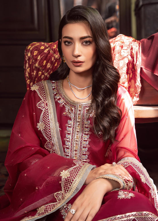 RANG-E-HAYA - JASHN (MELBERRY MAROON)