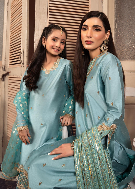 RANG-E-HAYA - SANDALI ICE BLUE KIDS