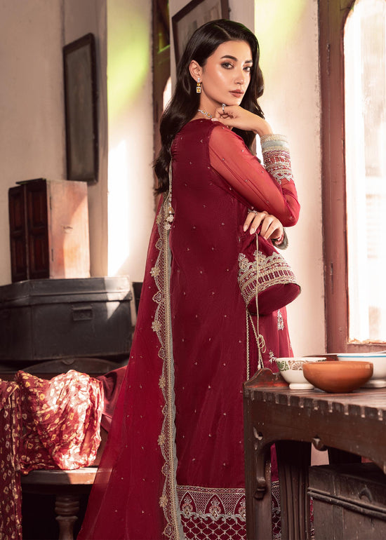 RANG-E-HAYA - JASHN (MELBERRY MAROON)