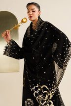 EMBROIDERED RAW SILK UR-7065