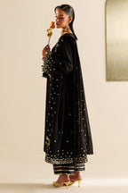 EMBROIDERED RAW SILK UR-7065