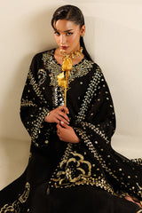 EMBROIDERED RAW SILK UR-7065