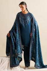 EMBROIDERED RAW SILK UR-7062