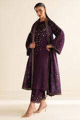 EMBROIDERED RAW SILK UR-7063