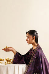 EMBROIDERED RAW SILK UR-7063