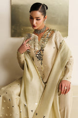 EMBROIDERED RAW SILK UR-7072