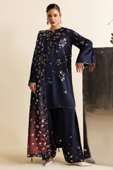 EMBROIDERED RAW SILK UR-7064