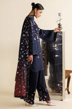 EMBROIDERED RAW SILK UR-7064