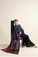 EMBROIDERED RAW SILK UR-7064