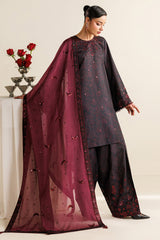 EMBROIDERED RAW SILK UR-7068