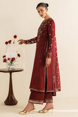 EMBROIDERED RAW SILK UR-7070