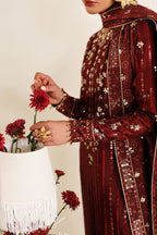 EMBROIDERED RAW SILK UR-7070