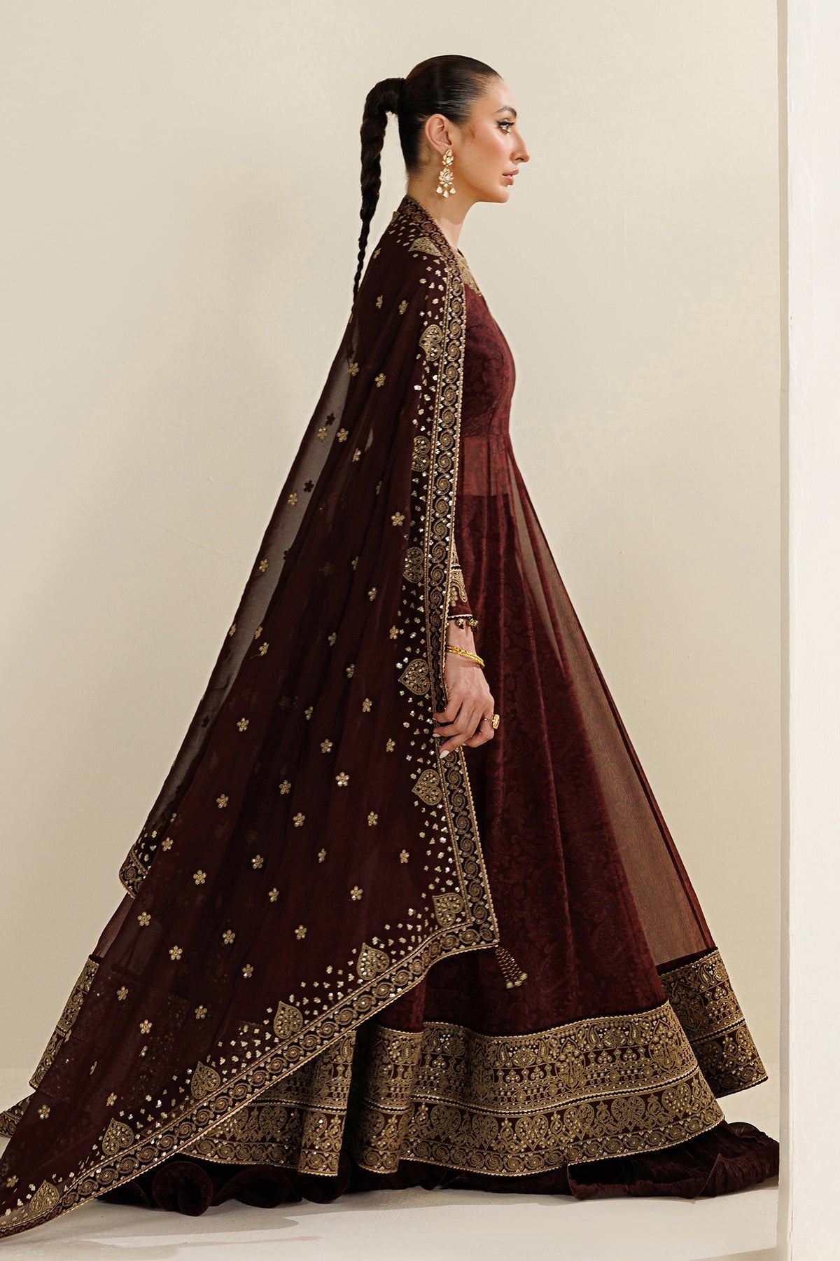EMBROIDERED CHIFFON UC-3130