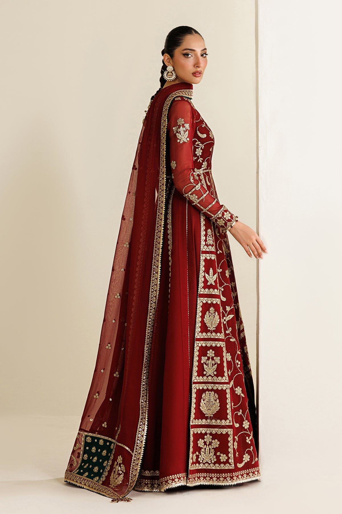 EMBROIDERED CHIFFON UC-3132