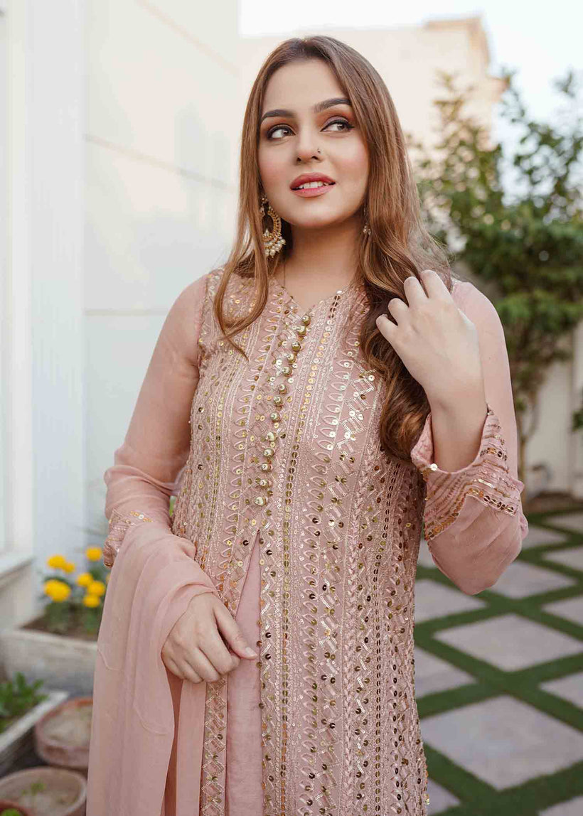 RANG-E-HAYA - UFAQ (LIGHT PEACH)