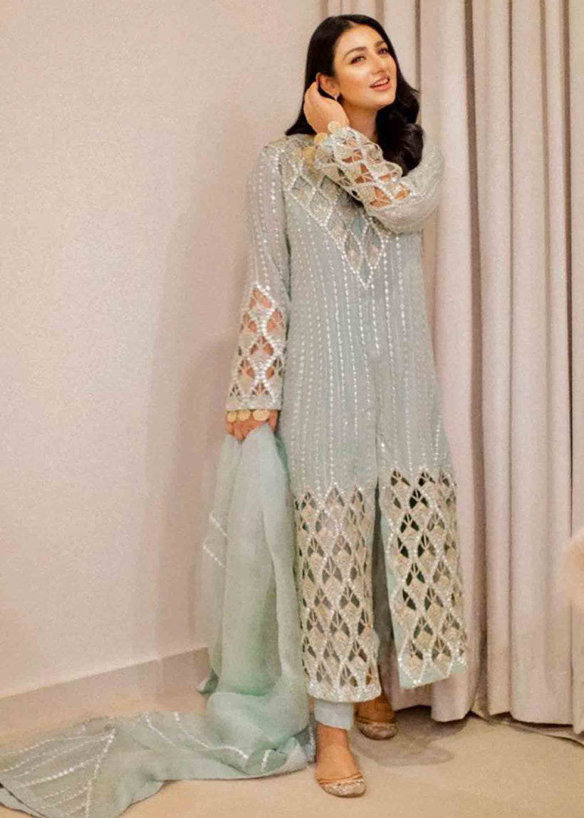 RANG-E-HAYA - POPPY (PASTEL BLUE)