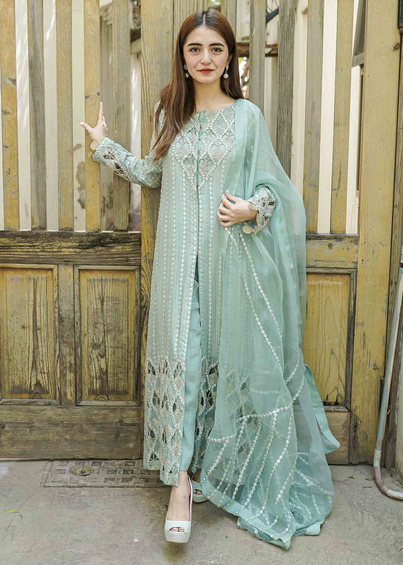 RANG-E-HAYA - POPPY (PASTEL BLUE)