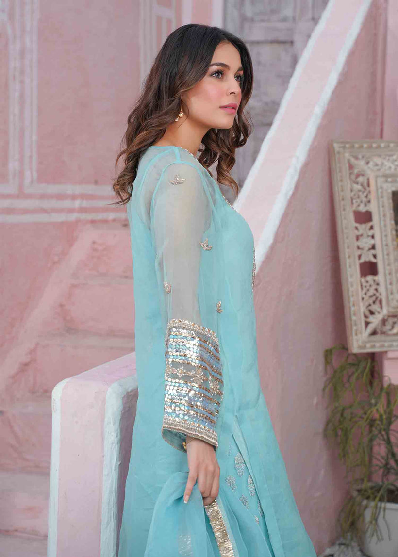 RANG-E-HAYA - PAIRHAN (LIGHT BLUE)