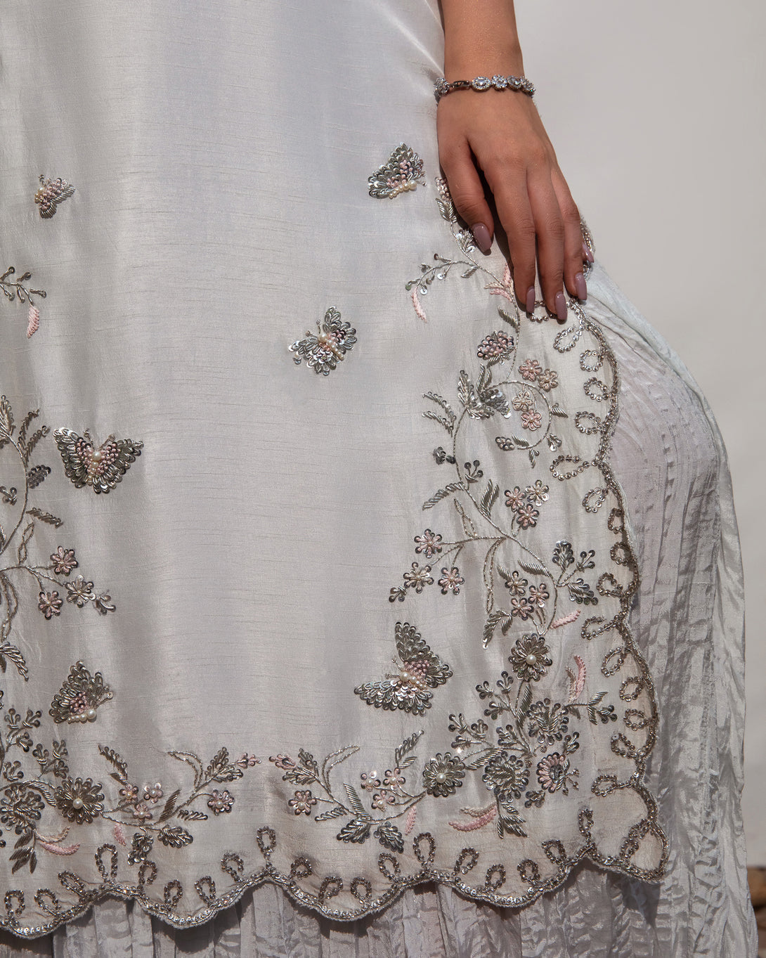 SILVER GREY RAYA SET