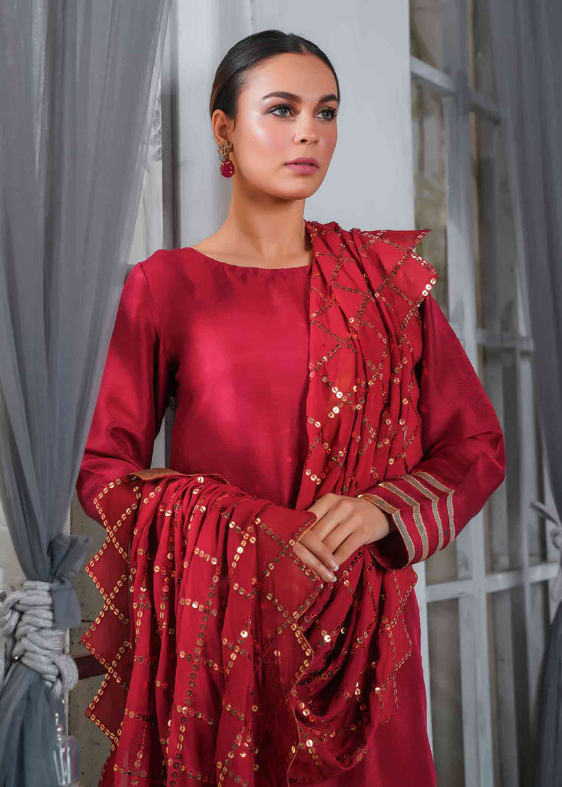 RANG-E-HAYA - KALI (MAROON)