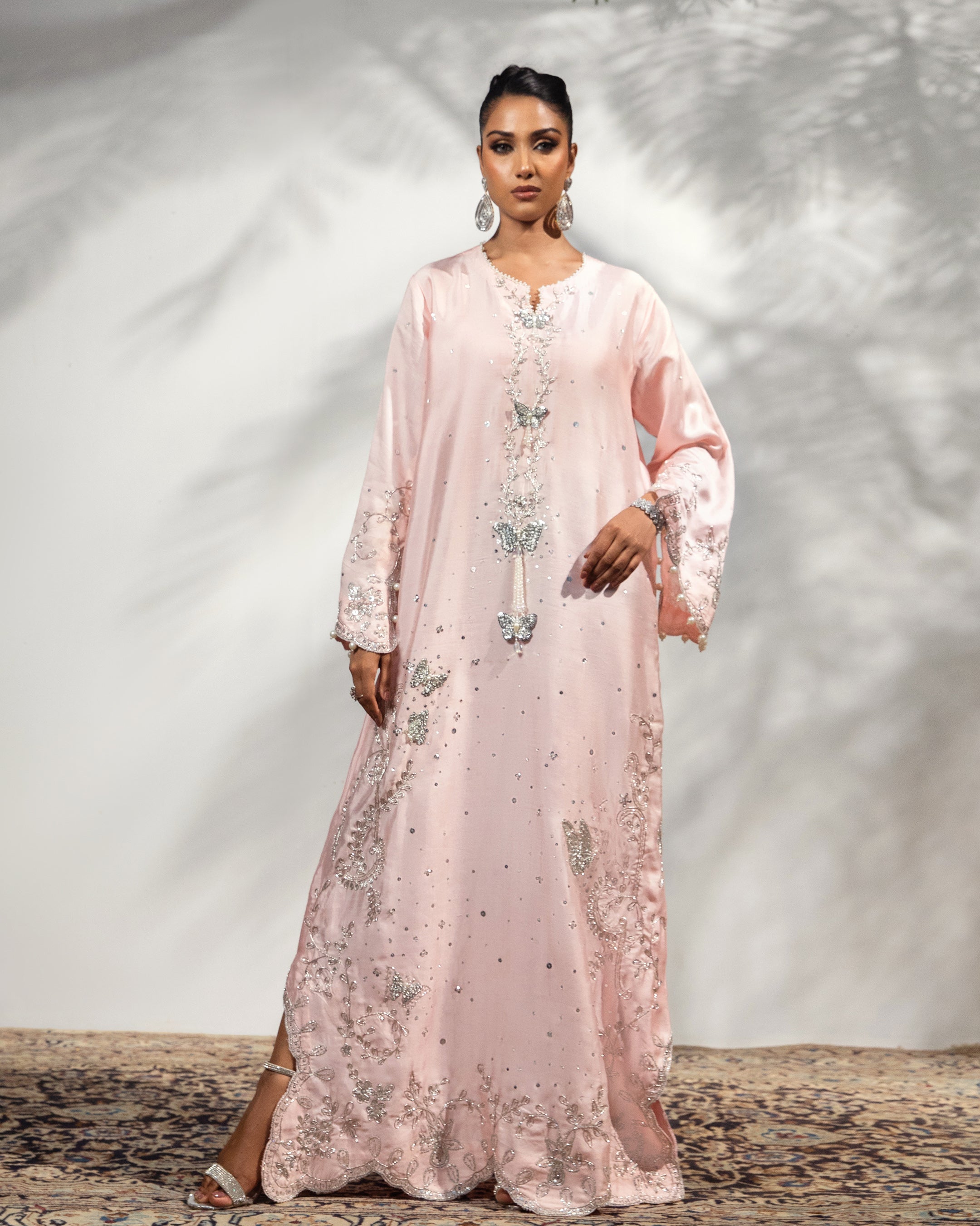 BLUSH PINK KAFTAN