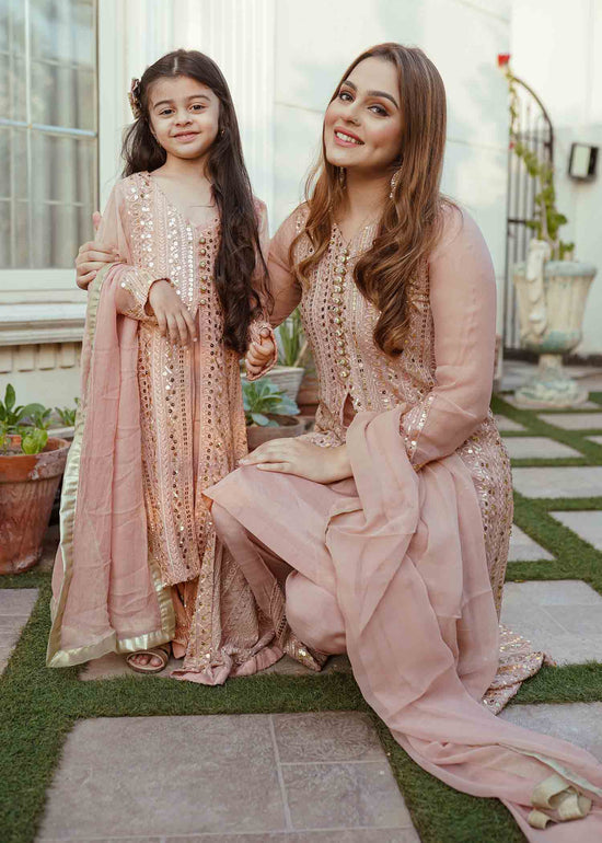 RANG-E-HAYA - UFAQ LIGHT PEACH KIDS