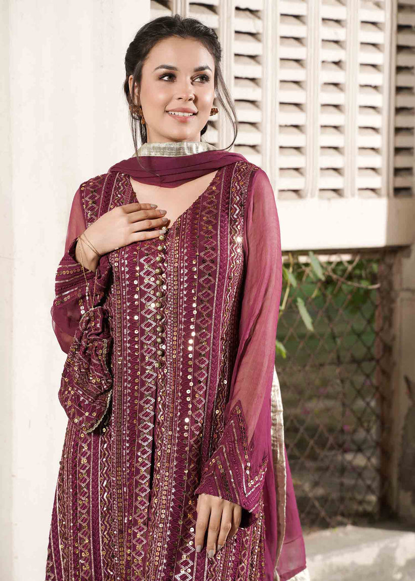 RANG-E-HAYA - UFAQ (PLUM)