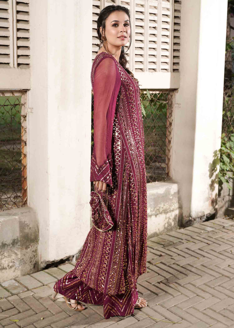 RANG-E-HAYA - UFAQ (PLUM)