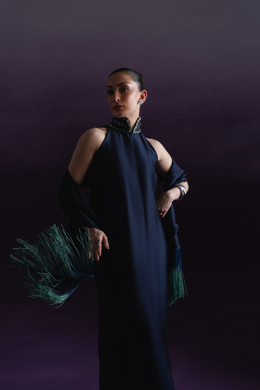 CLOUDED ROMANCE KAFTAN