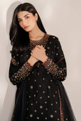 EMBROIDERED RAW SILK UR-7054