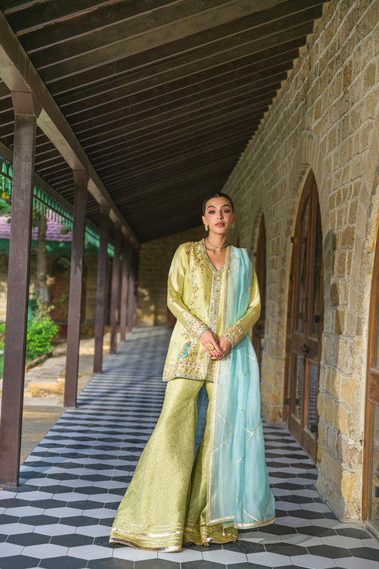 OLIVIA SHORT SHIRT AND GHARARA